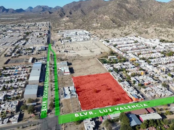 Terreno En Venta En Hermosillo En Boulevard Luz Valencia
