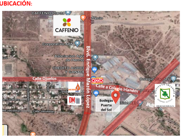 Bodega En Renta En Parque Industrial Puerta Del Sol, Hermosillo — Foto 1