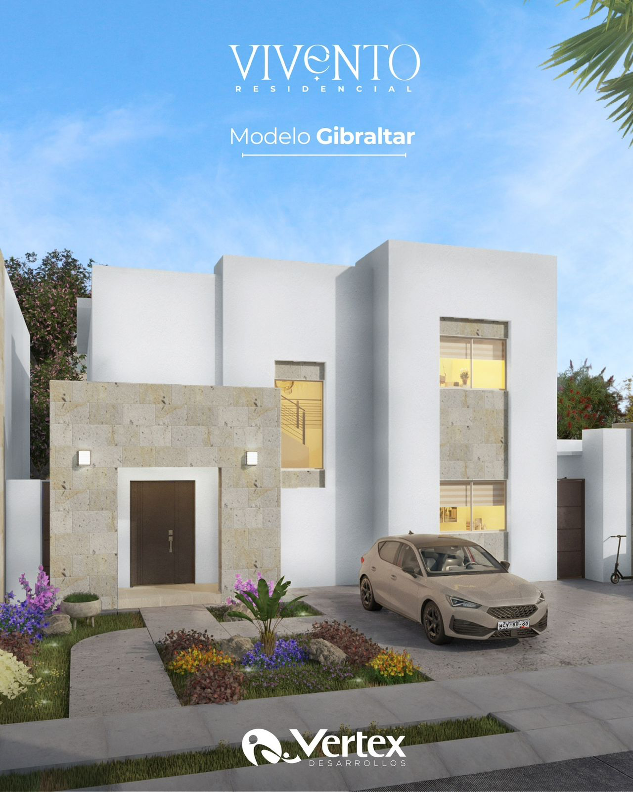 Casa en venta en Vivento Residencial, Hermosillo, modelo Gibraltar — foto 1