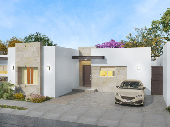 Casa En Venta En Vivento Residencial, Hermosillo, Modelo Salamanca — Foto 1