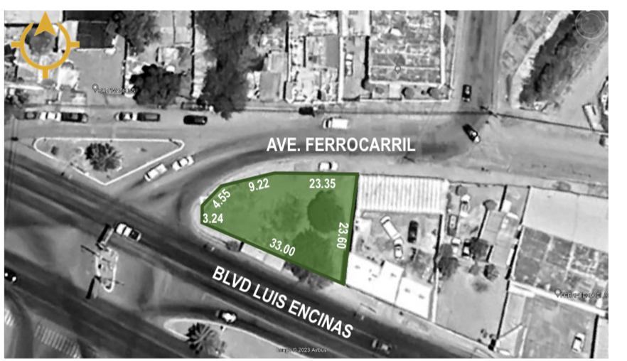 Terreno comercial en venta en el centro de Hermosillo, Blvd. Luis Encinas — foto 2