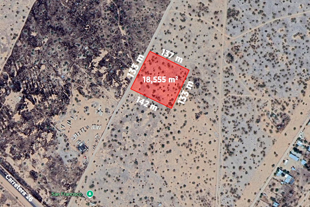 Terreno comercial en venta en Hermosillo, sobre Carretera 26, de 18,550 m² — foto 3
