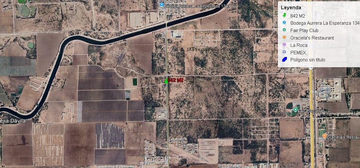 Terreno en esquina en venta en Ciudad Obregón, 642 m² uso mixto — foto 3