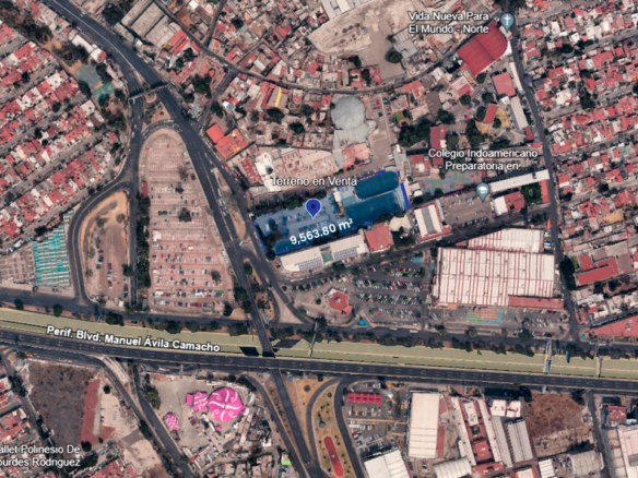 Terreno en venta en Tlalnepantla, Av. de los Maestros, 9,564 m² para 15 niveles — foto 1