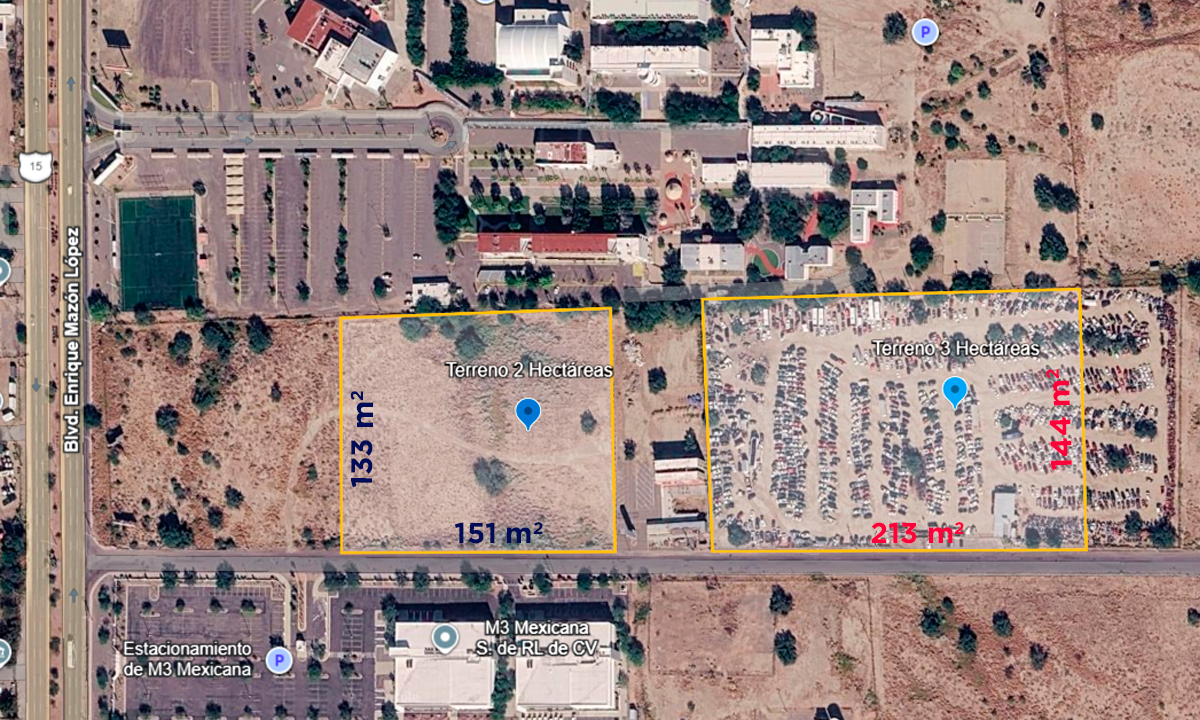 Terreno industrial en venta al norte de Hermosillo, 2 hectáreas en salida a Nogales — foto 1