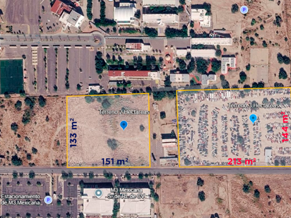 Terreno industrial en venta en Hermosillo, 3 hectáreas en Parque Industrial Universitario — foto 1