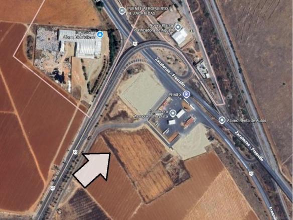 Terreno industrial en venta en Zacatecas, 5 hectáreas en el corredor Calera — foto 2